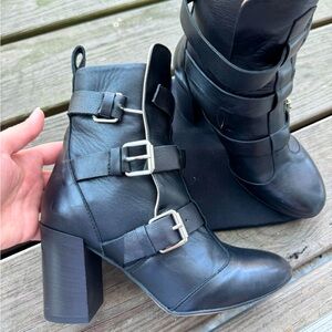 Diesel heeled boots